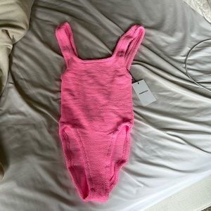 Gina G one piece bubble gum swim NWT